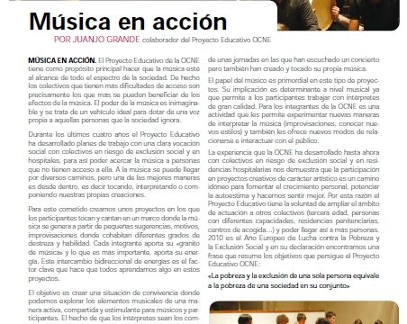 Musica en Acción - Artículo - OCNE